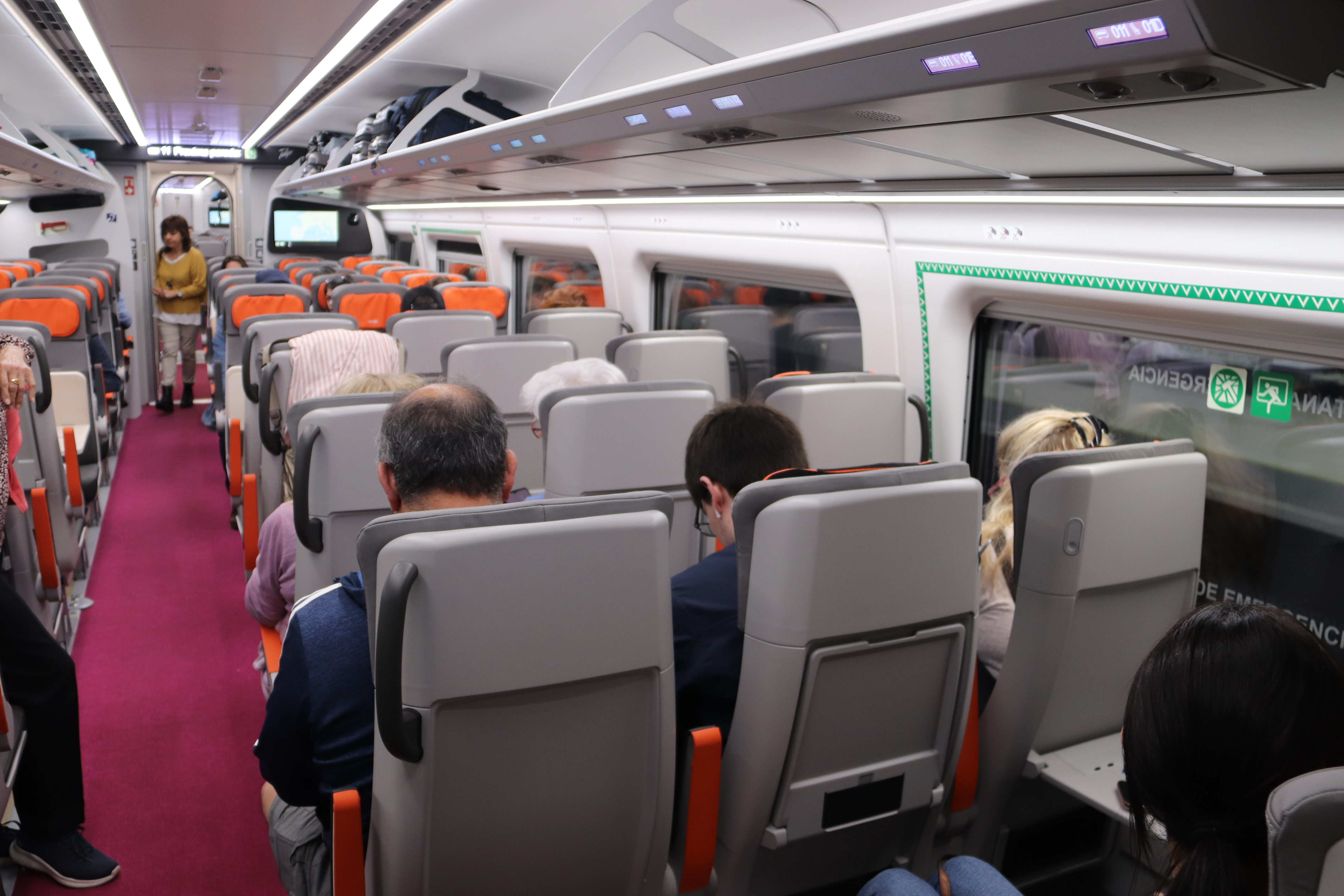 Inside one of Avlo's newest trains connecting Barcelona and Madrid with low-cost high-speed options