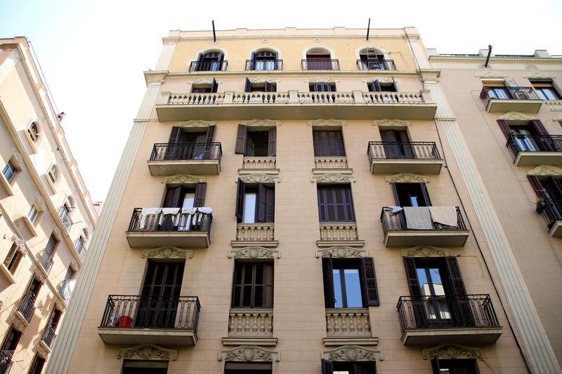 Apartment building on Consell de Cent that Vandor have reformed into 'co-living' spaces