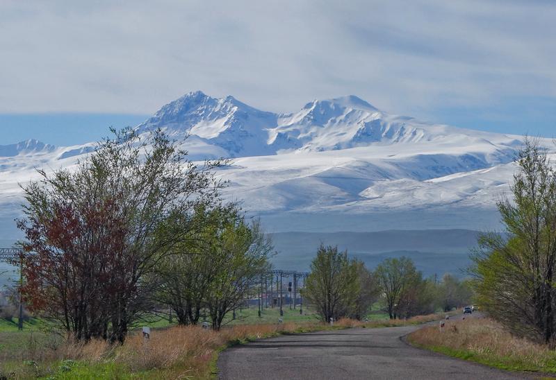 Mount Aragats (photo taken near Arevik village, Shirak province)