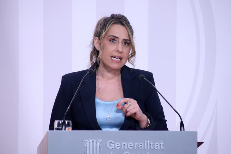 Catalan government spokesperson Patrícia Plaja on March 28, 2023