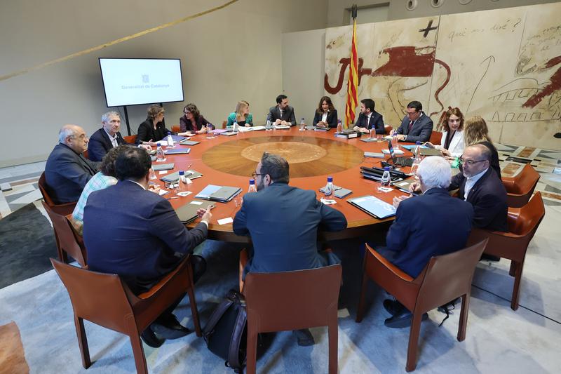 The Catalan government weekly meeting on April 4, 2023