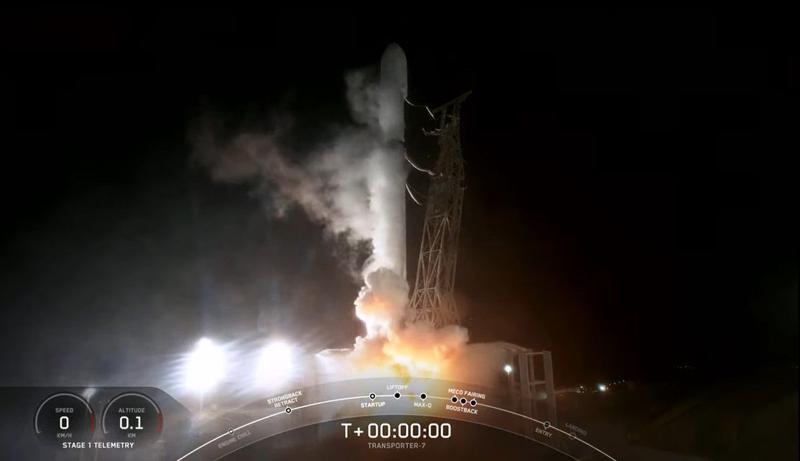 SpaceX's Falcon 9 rocket launch with Minairó Catalan nanosatellite onboard