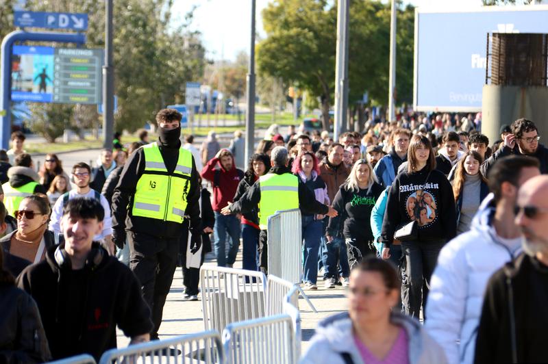 Visitors at the Manga Barcelona Fair