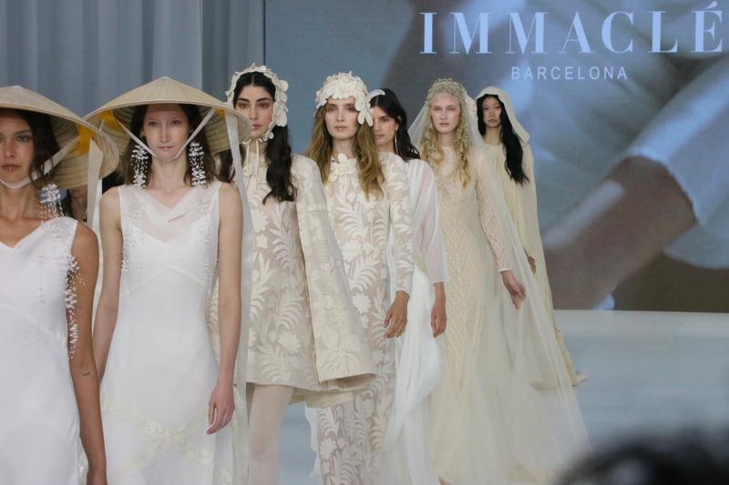 Immaclé's runway show at Barcelona Bridal Fashion Week