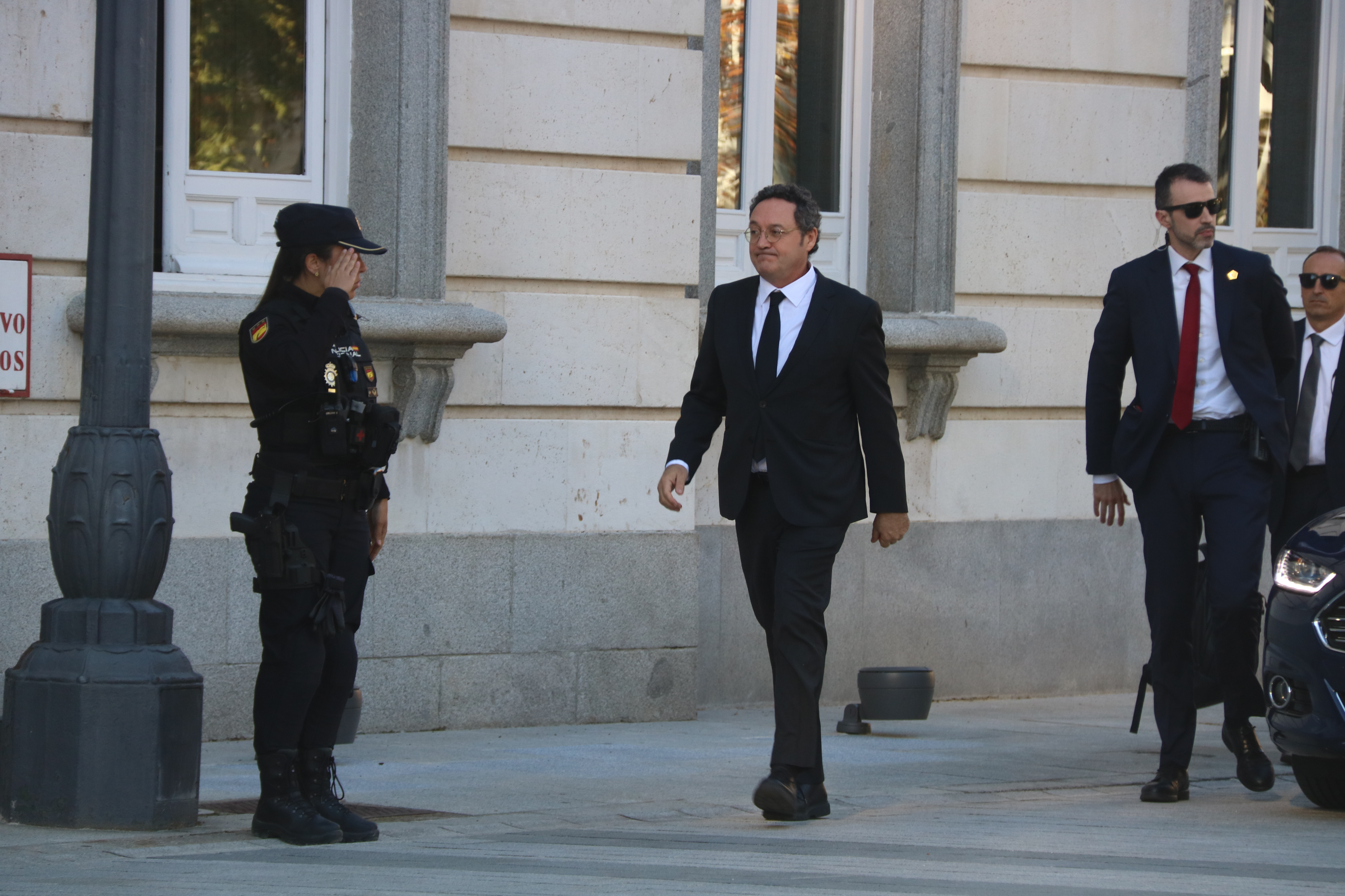Spain's Attorney General, Álvaro García Ortiz, arriving at the Supreme Court on the first day of his trial