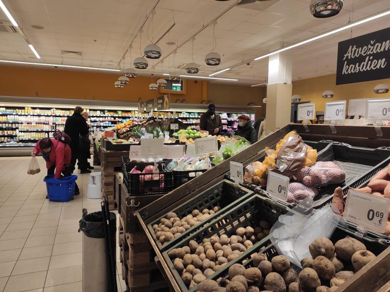 Image of a Maxima supermarket in Lithuania 
