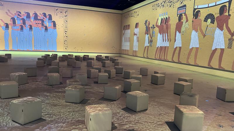 IDEAL exhibition on Tutankamon in Barcelona