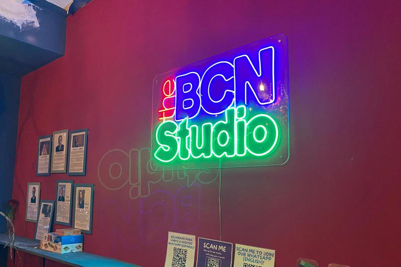 Logo of BCN Studio, located in Barcelona’s Poble Sec neighborhood
