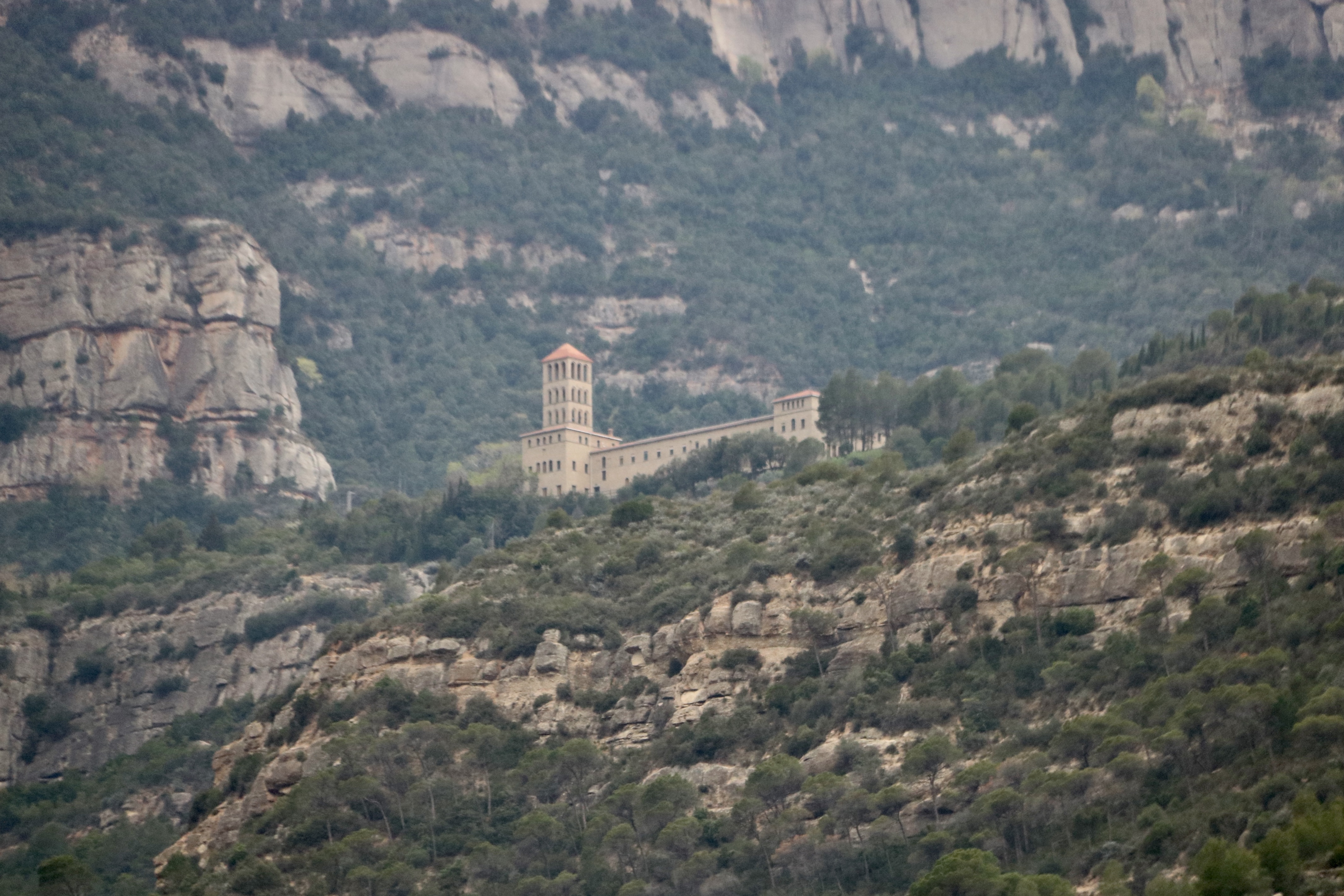 The iconic monastery on Montserrat Mountain
