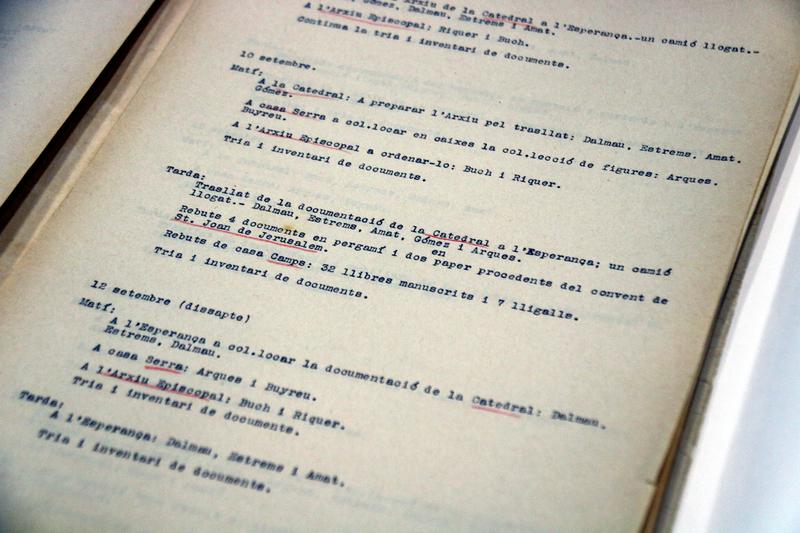 One of the 112 pages of the diary