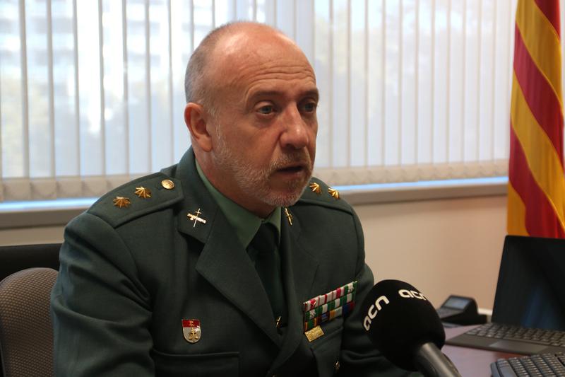 The lieutenant colonel of Spain's Guardia Civil in Tarragona, Jordi Verger