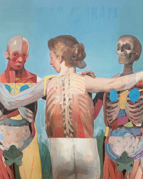 Aryz's 'Fragmento de Las tres gracias', a piece that will be on display at Galeria SENDA