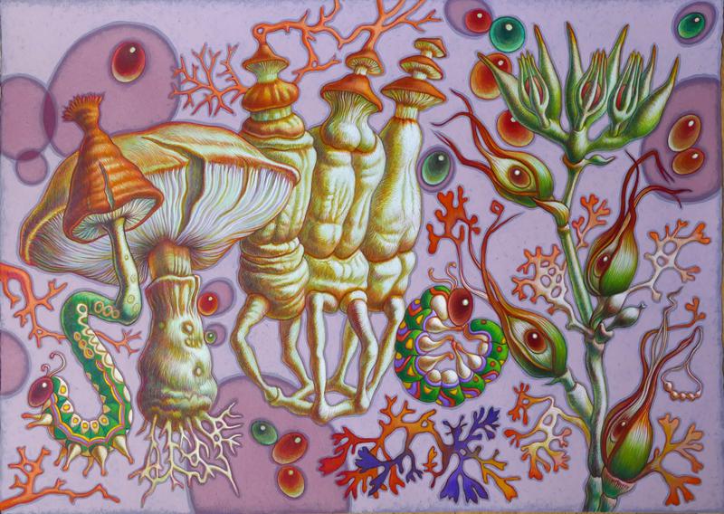 Carlos Forns's work, 'Carnaval De Los Reinos' (2025), which will be on display at Sala Parés