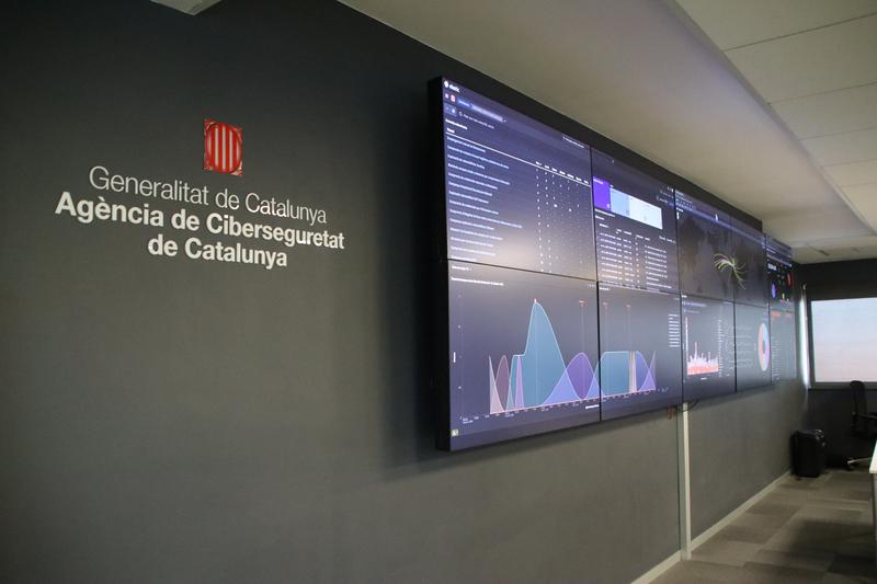 Control room of Catalan Cybersecurity Agency