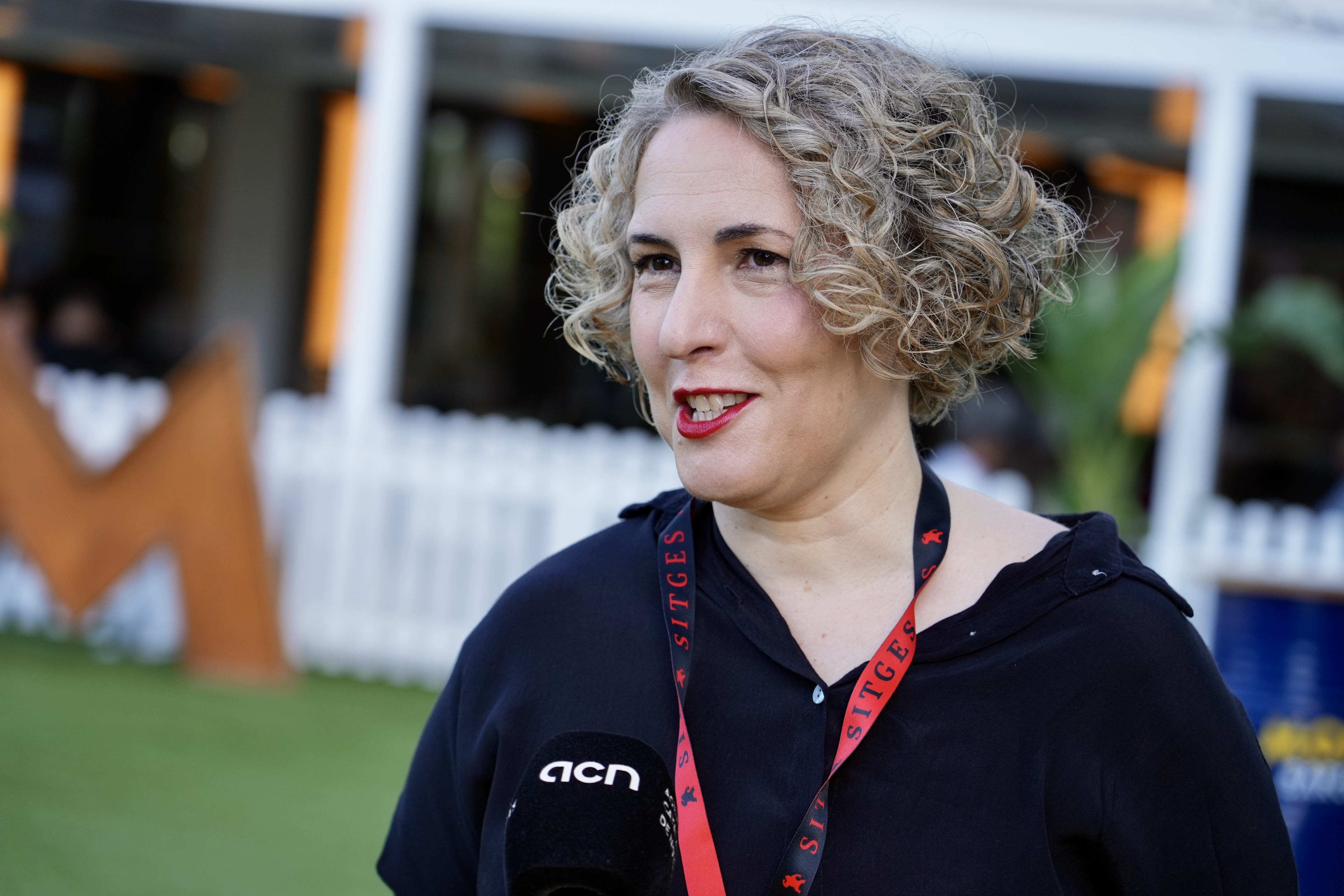 Carlota Pereda, director of 'Found alive', at the Sitges Festival