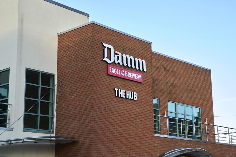 Damm Eagle Brewery in Bedford, UK