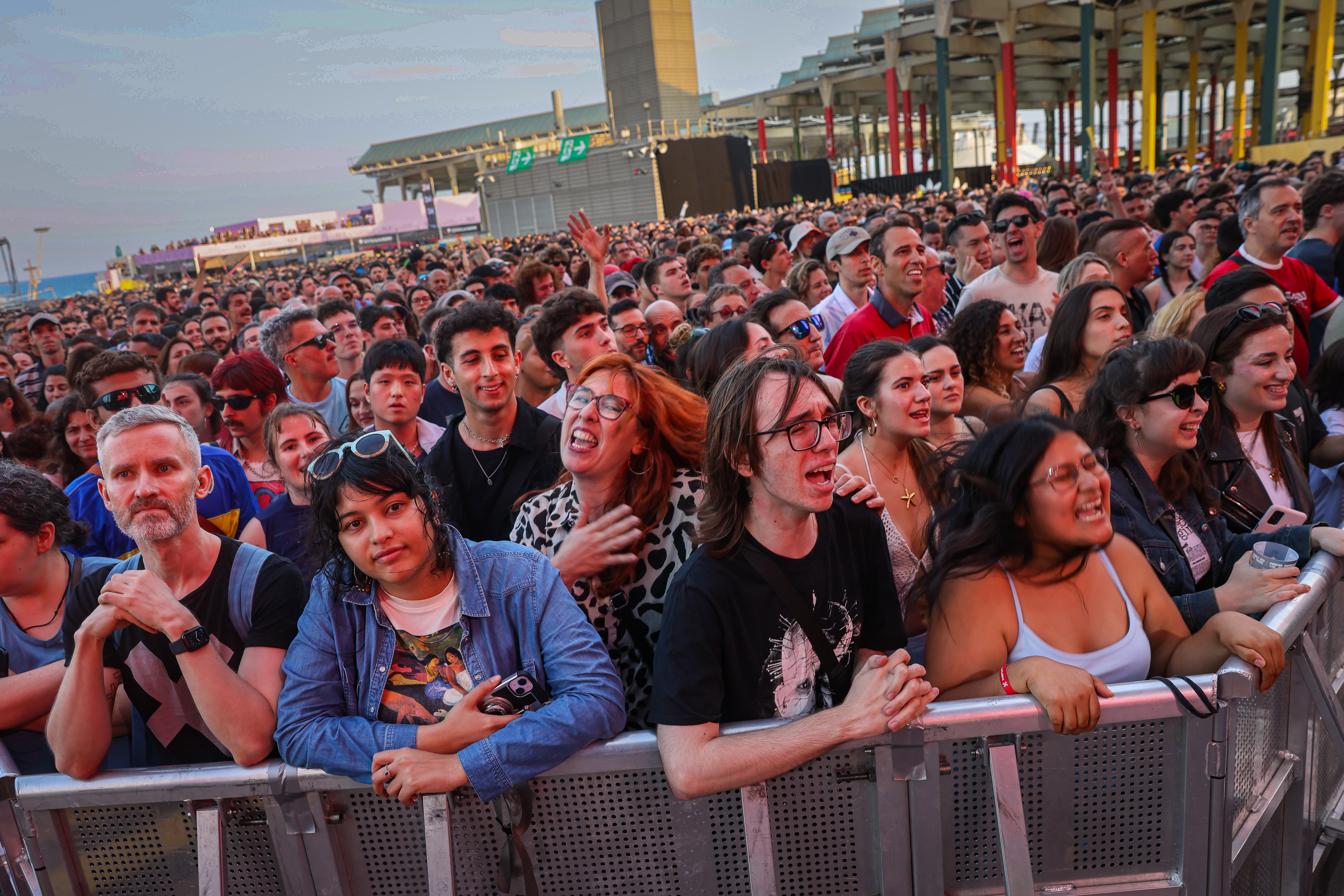 Music fans during the opening night at Primavera Sound 2025