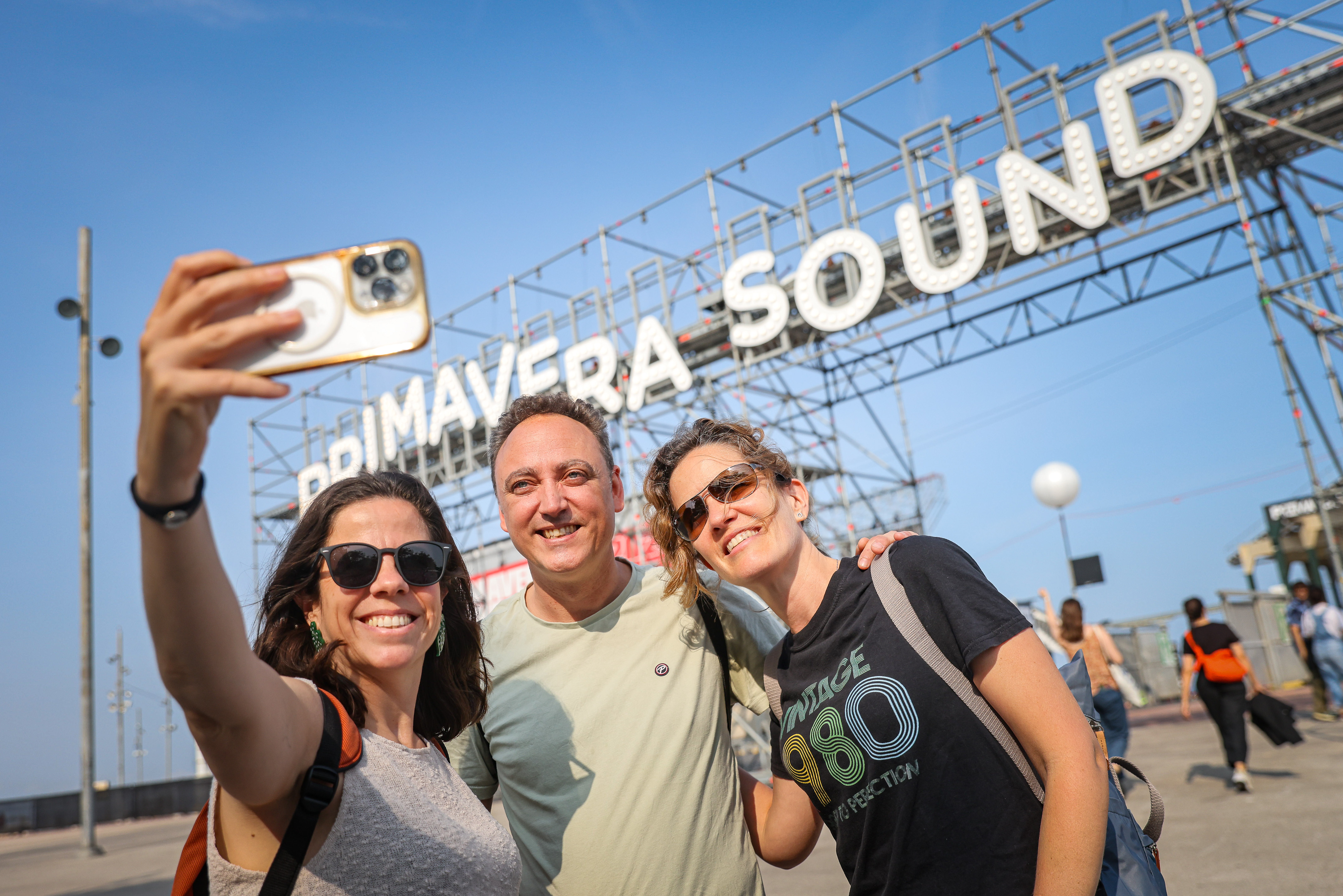 Music fans arrive at the 2025 Primavera Sound festival