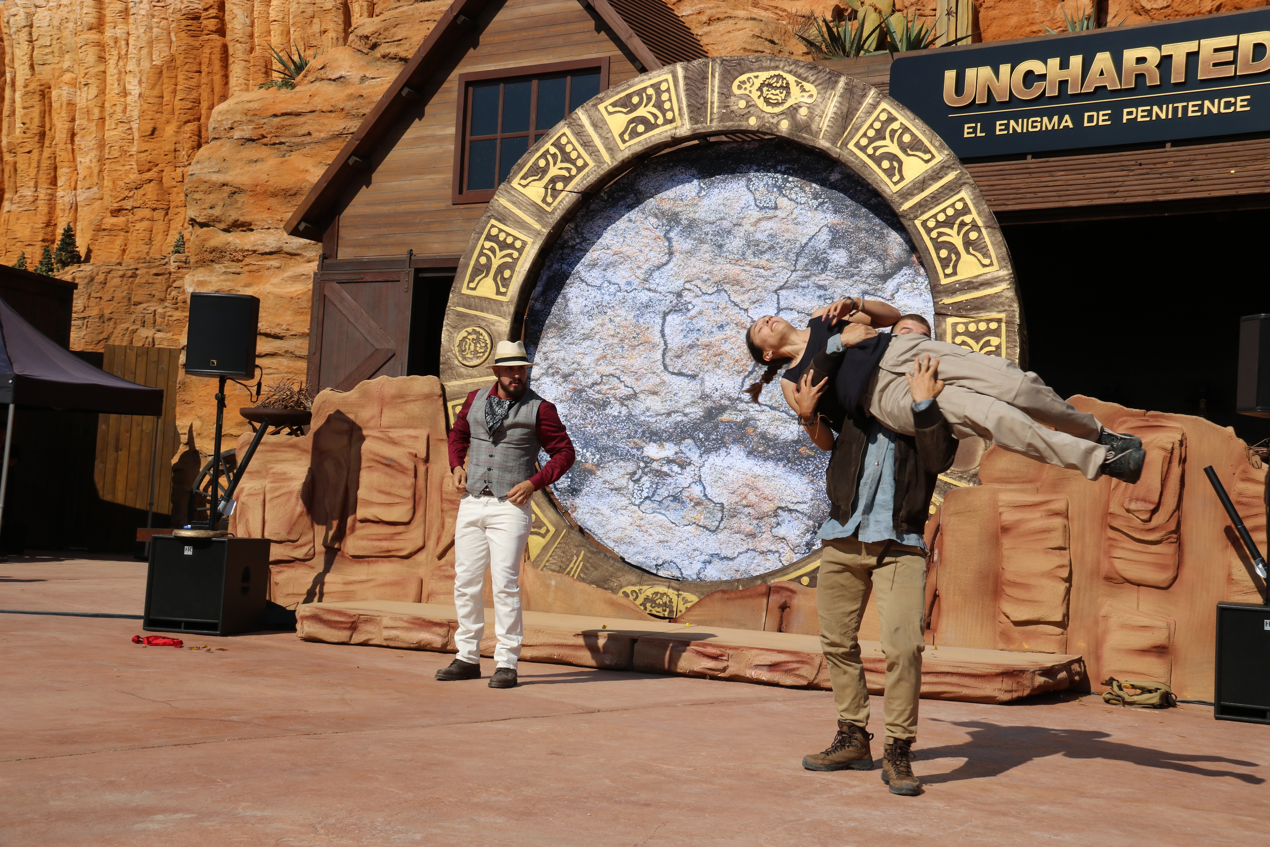 PortAventura's amusement park newest ride presentation of Uncharted: The Enigma of Penitence on June 16, 2023