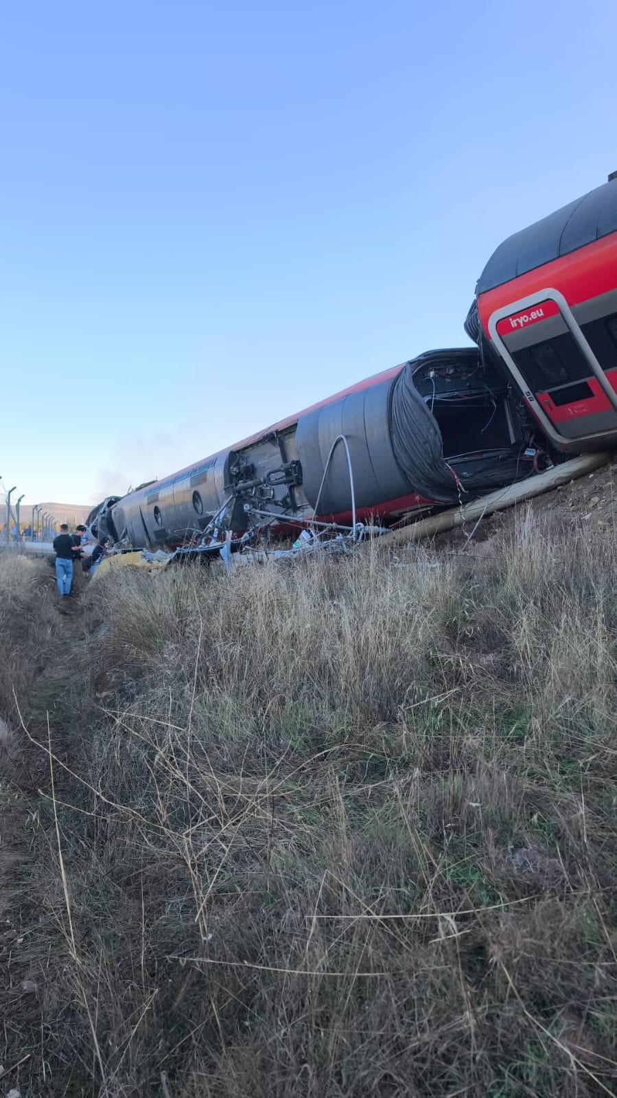 Rear-end collision between two high-speed trains between Mora and Urda, in Toledo province