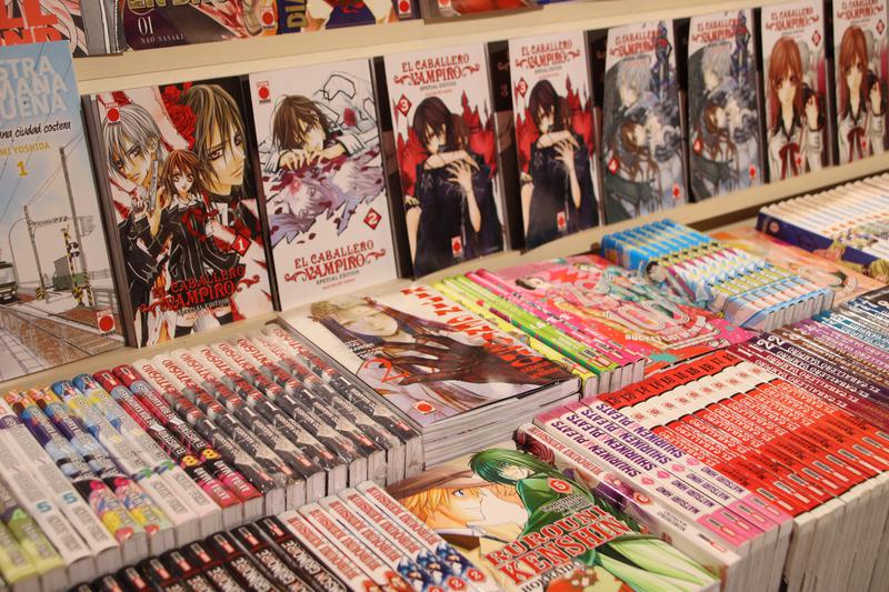 Manga comics at Norma Còmics in Barcelona