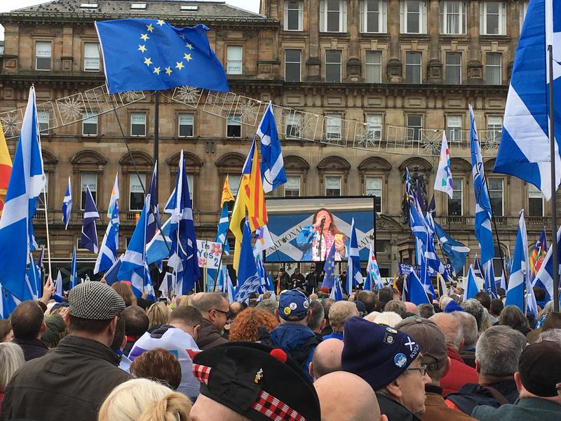 Scottish Independence Rally, George Square on November 2, 2019