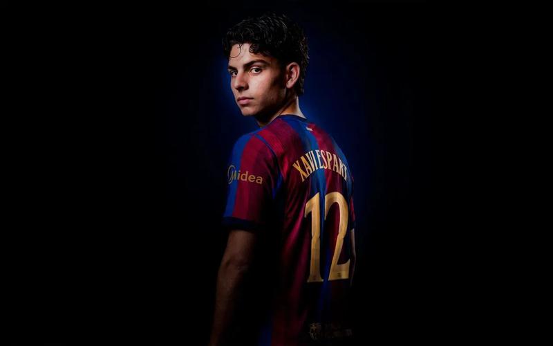 Xavi Espart of FC Barcelona, wearing the #12 jersey in the 2026/27 season
