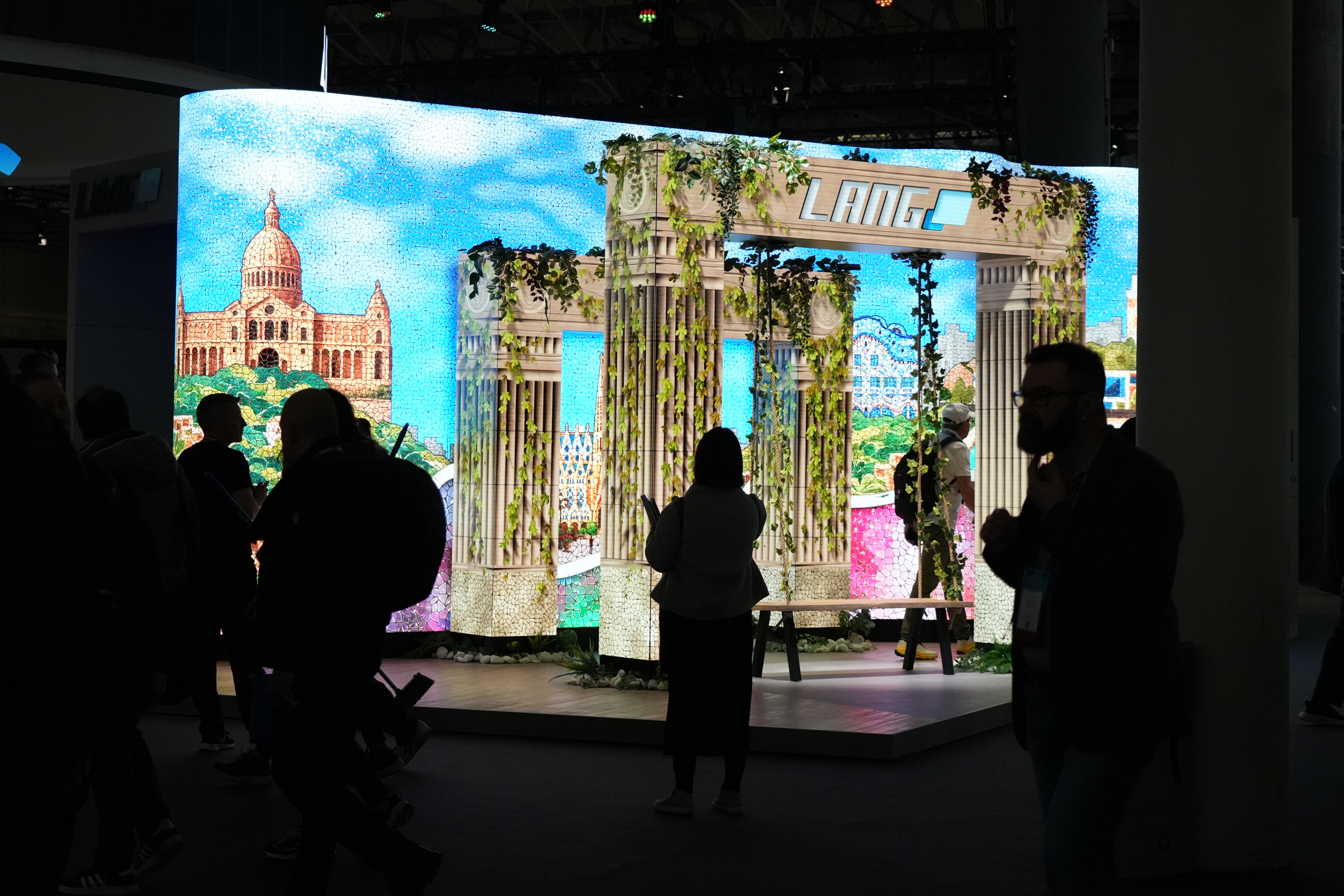 The Lang stand at ISE