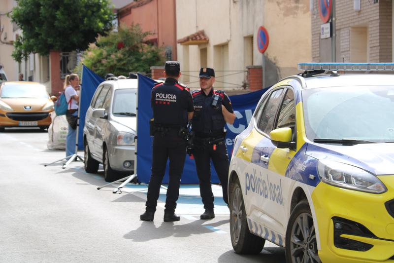 Mossos d'Esquadra in Sentmenat