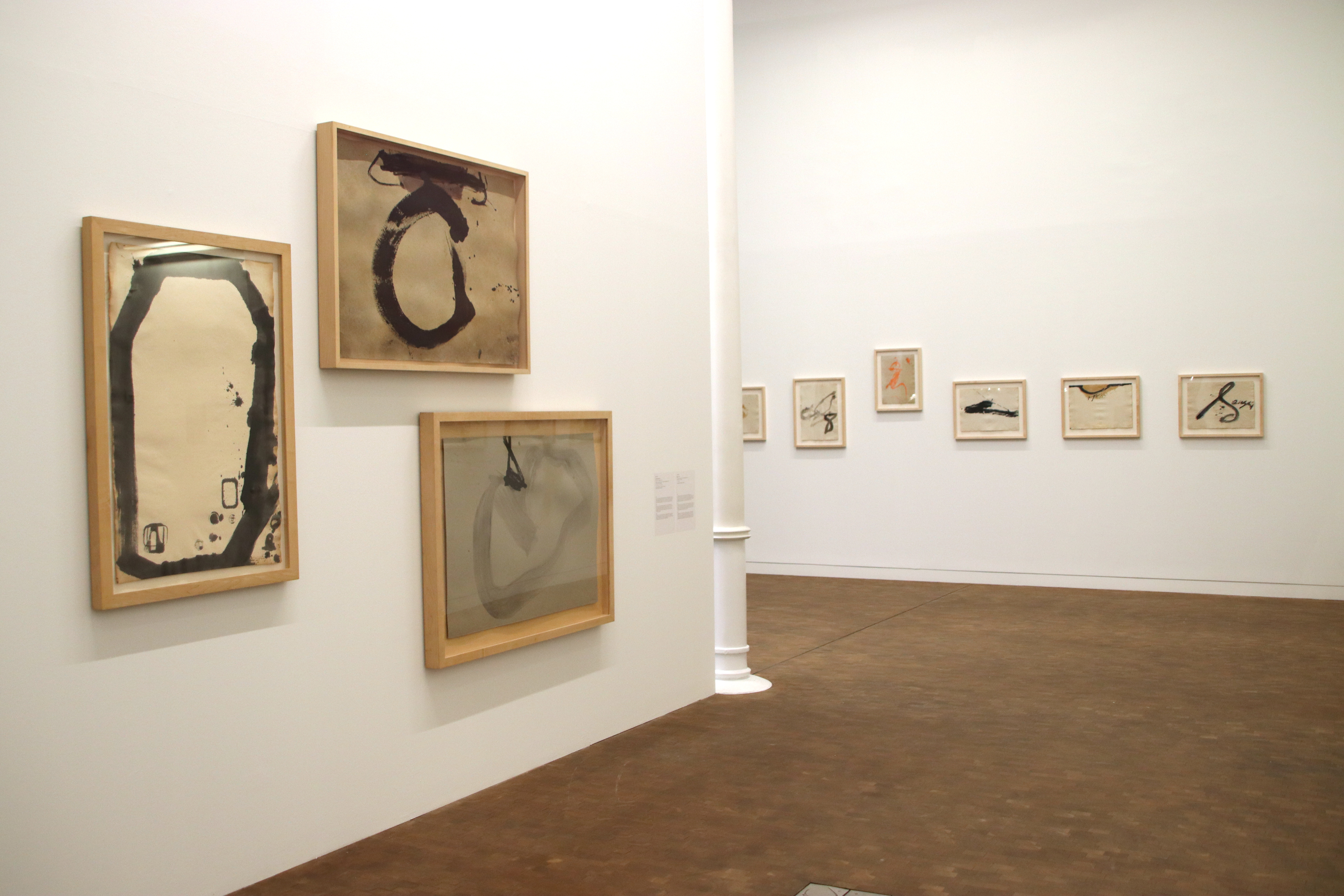 The exhibition 'Tàpies. The Zen Imprint' at the Antoni Tàpies Foundation in Barcelona.