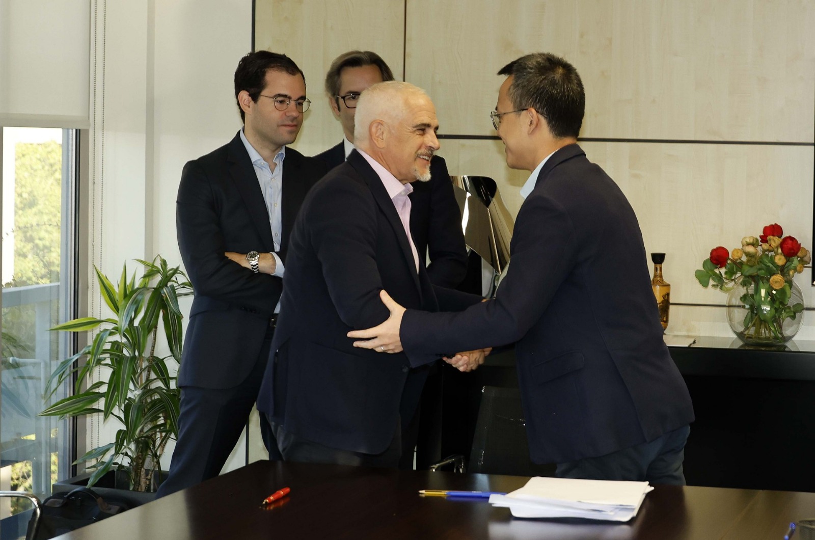 American businessman Alan Pace at the RCD Espanyol headquarters after the acquisition of the Barcelona team