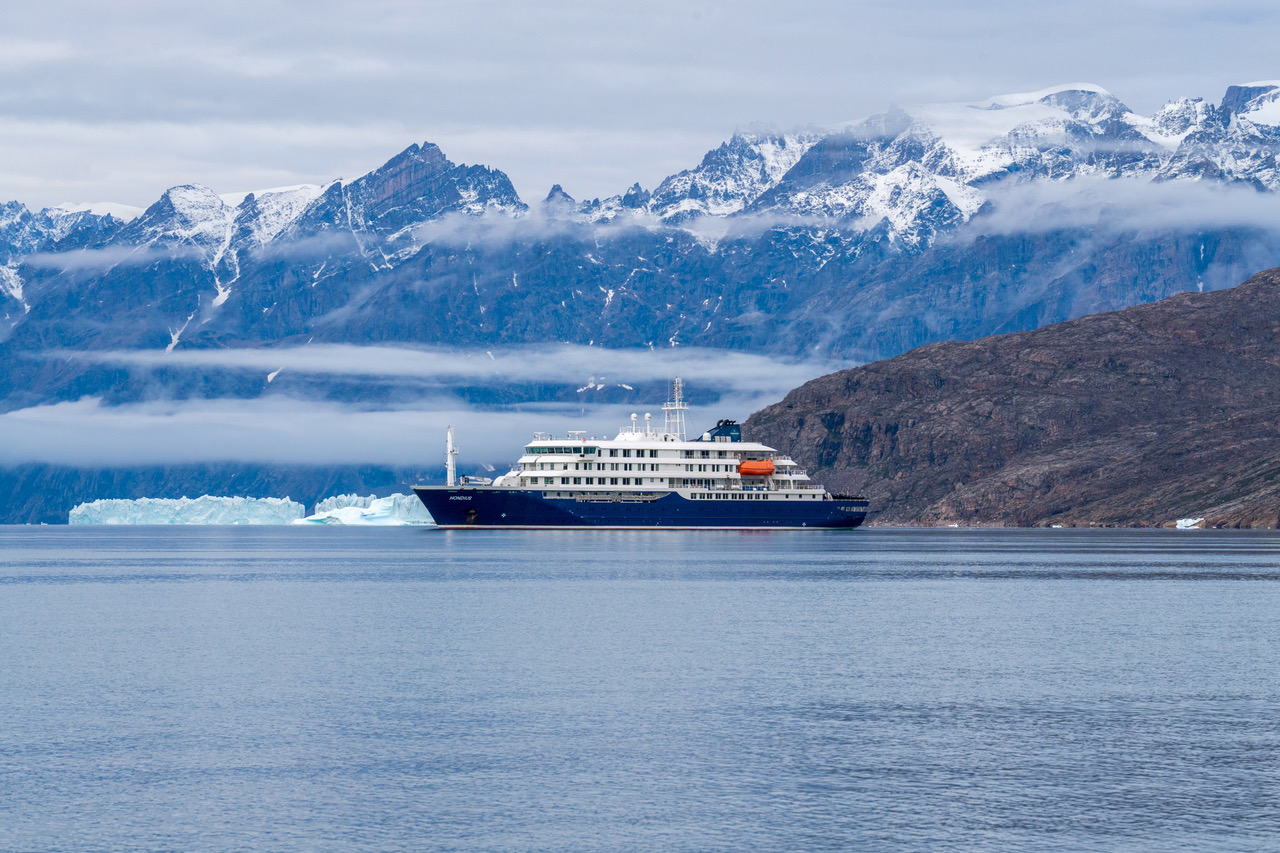 The cruise ship MV Hondius, where several cases of hantavirus have been detected