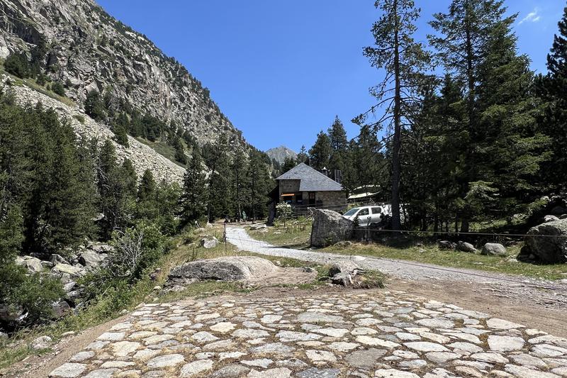 A site near the Estany Llong shelter of the Parc Nacional d'Aigüestortes in the Vall de Boí area