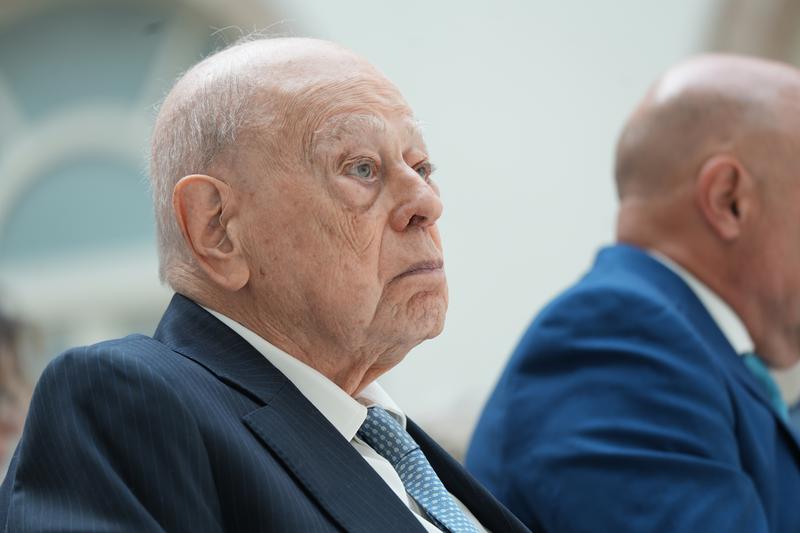 The Catalan former president, Jordi Pujol, in an event in the Catalan parliament in September 2025