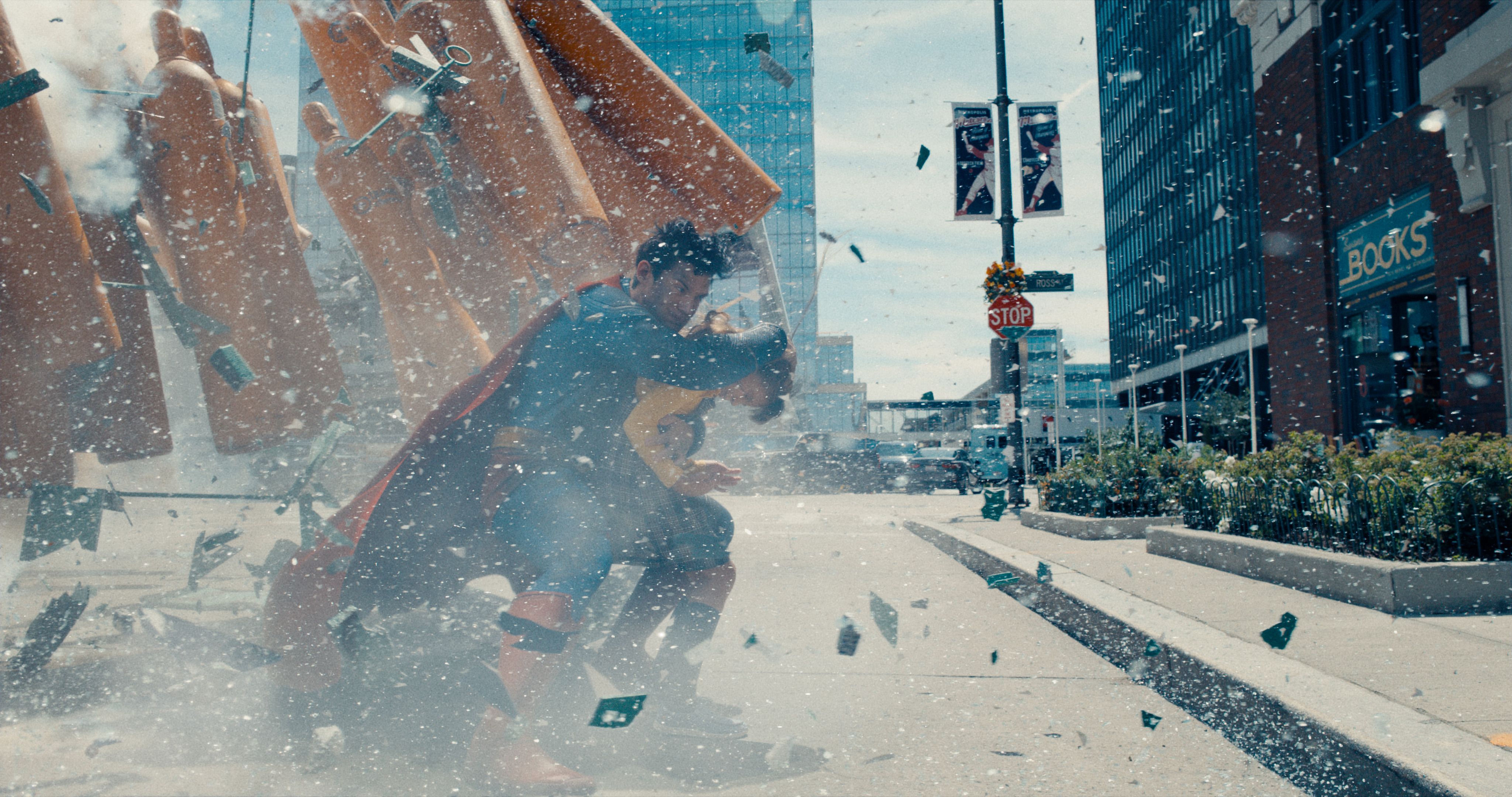 David Corenswet as Superman in 'SUPERMAN,' a Warner Bros. Pictures release.