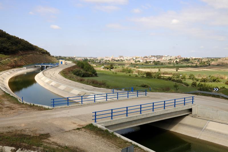 The Canal Segarra-Garrigues water canal in an archive image from April 30, 2019