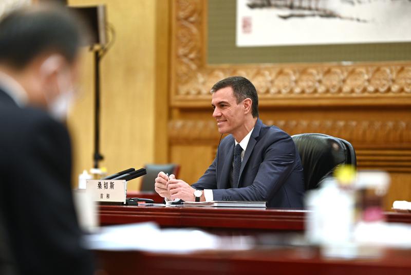 Spanish PM Pedro Sánchez in China