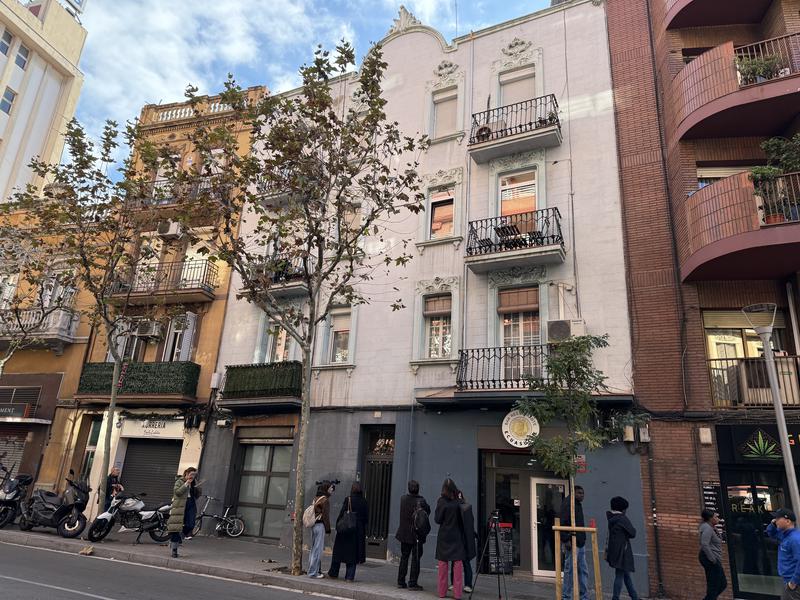 Building where a woman was allegedly killed in a case of gender-based violence in L’Hospitalet de Llobregat