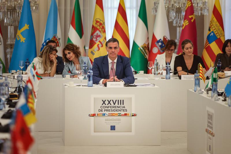 Spanish PM Pedro Sánchez hosts the 28th Conference of Spanish Regional Presidents in Barcelona on June 6