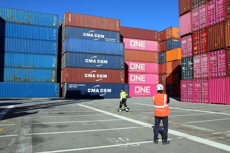 Containers at the Port of Barcelona



