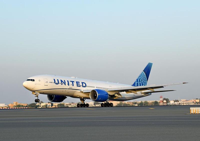 A United Airlines aircraft