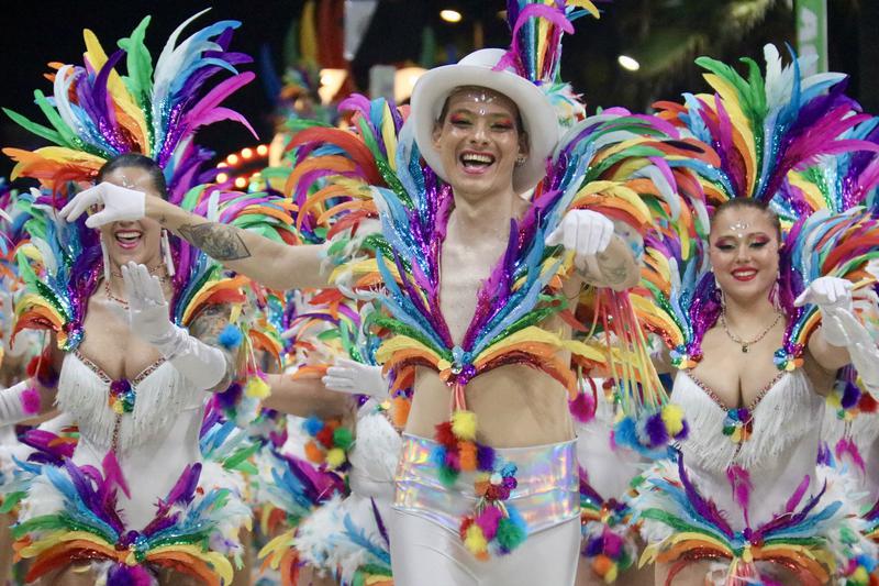 Participants take part in Sitges’ Extermination Parade