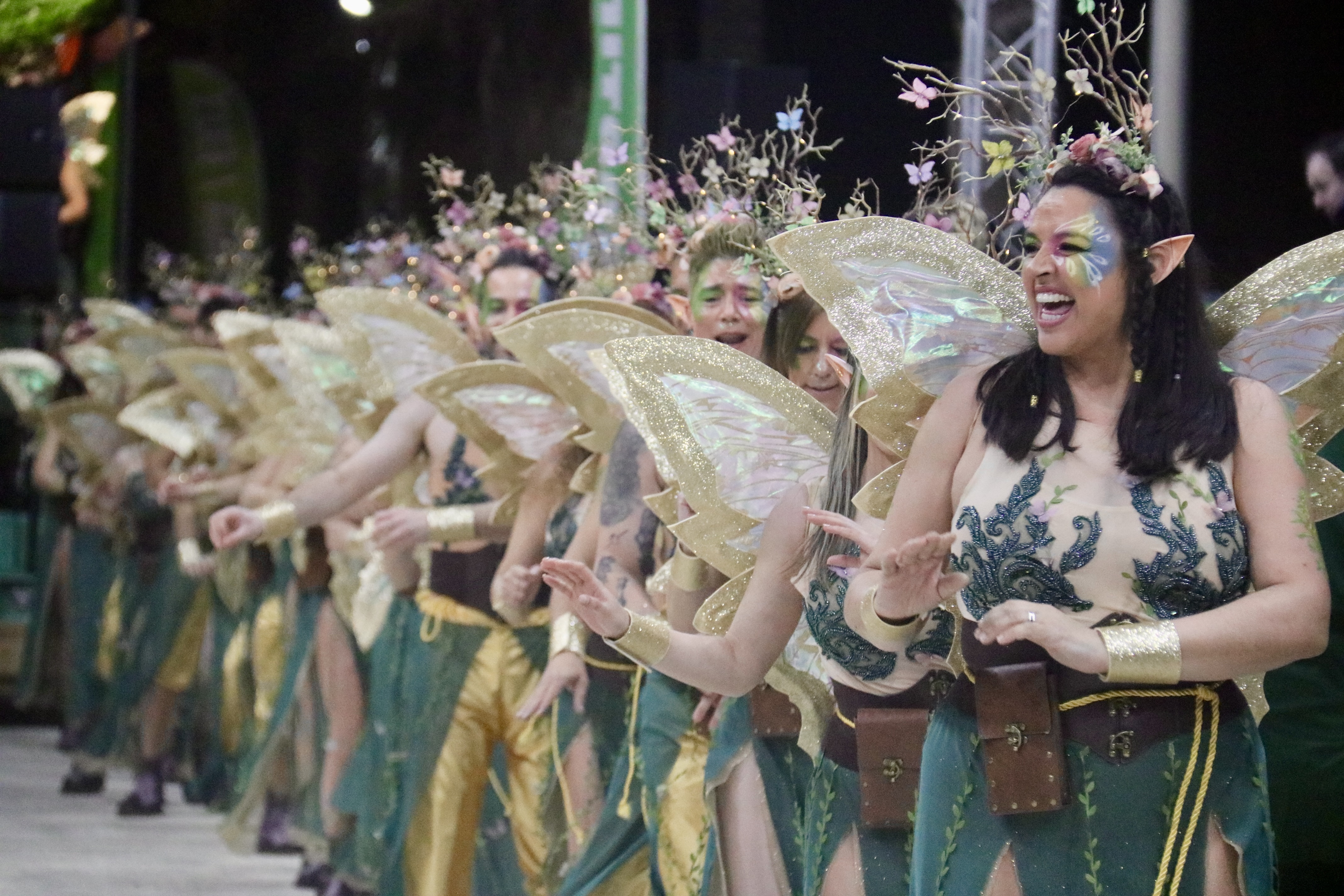 Enchanting fairies brought a touch of magic to Sitges’ final Carnival celebration