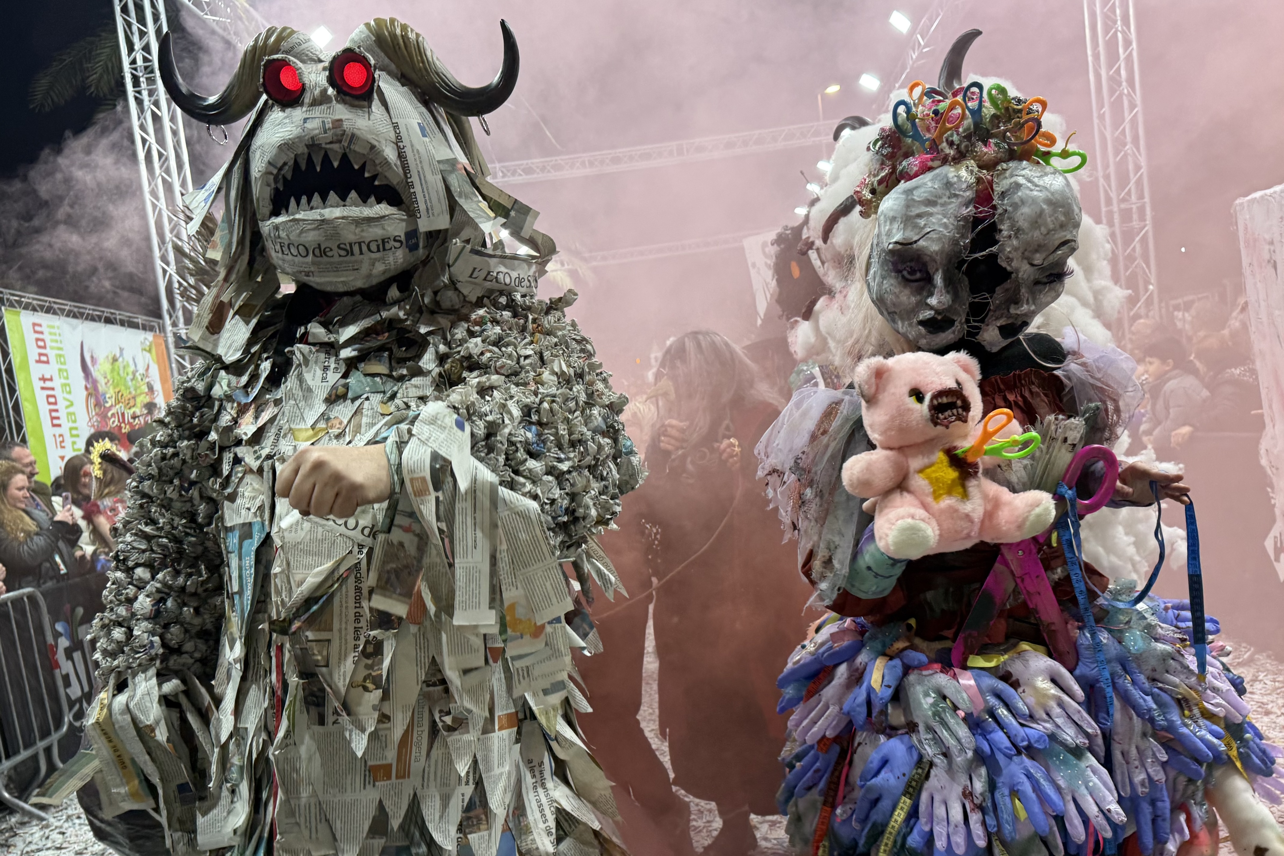 Some costumes stood out more than others as the parade made its way through the city