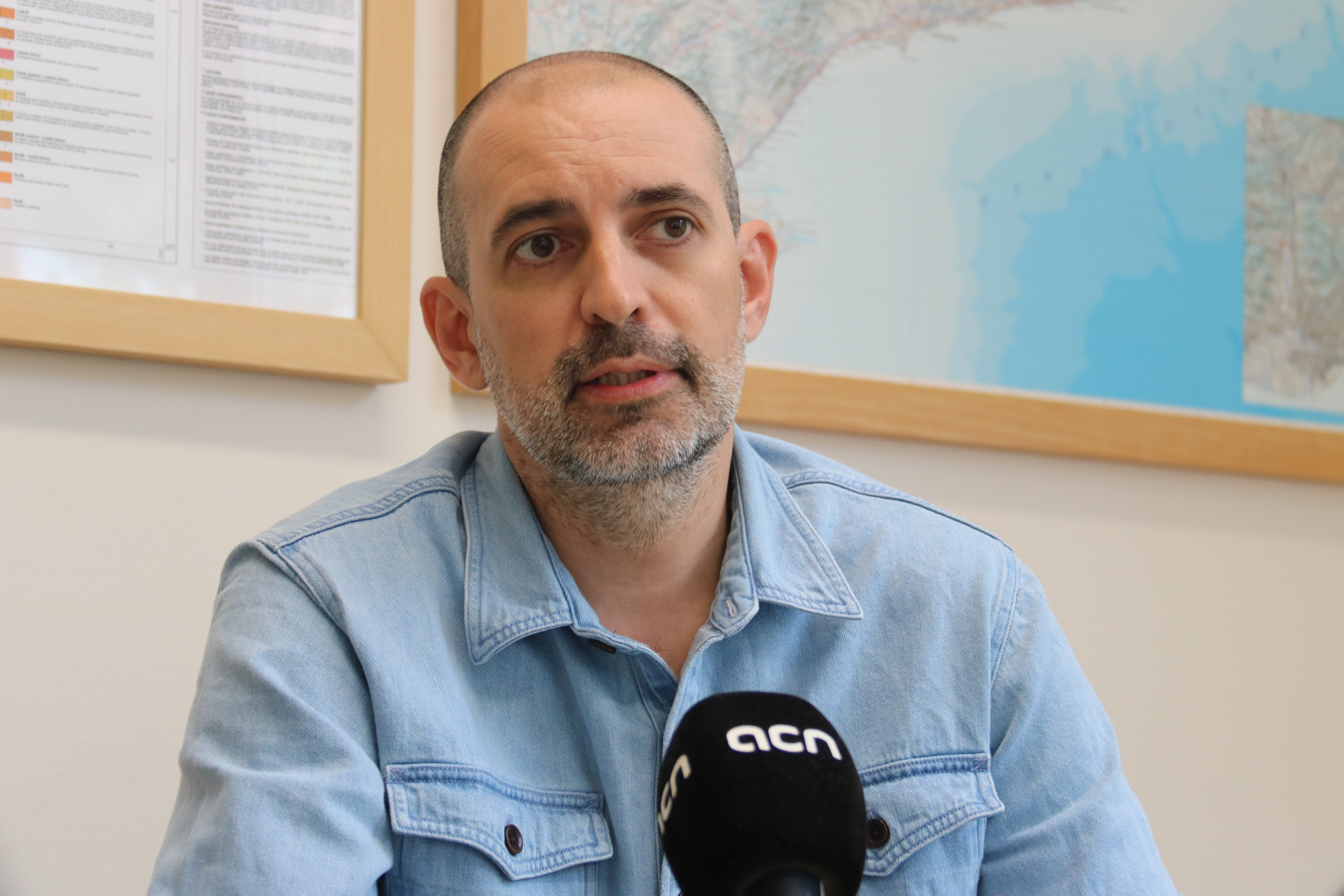 Jordi Pinyol in an interview with the Catalan News Agency