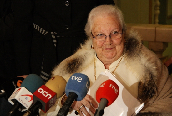 Carme Balcells photographed on March 14 2013.