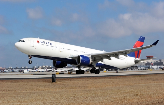 A Delta Air Lines plane
