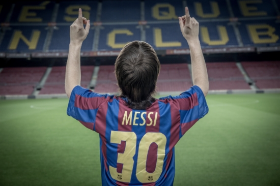 Movie still from 'Messi', a documentary by Álex de la Iglesia