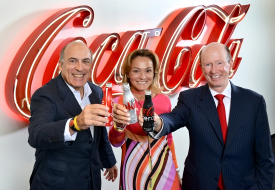 Coca-Cola Europacific Partners' chairwoman Sol Daurella in the middle of a file photo