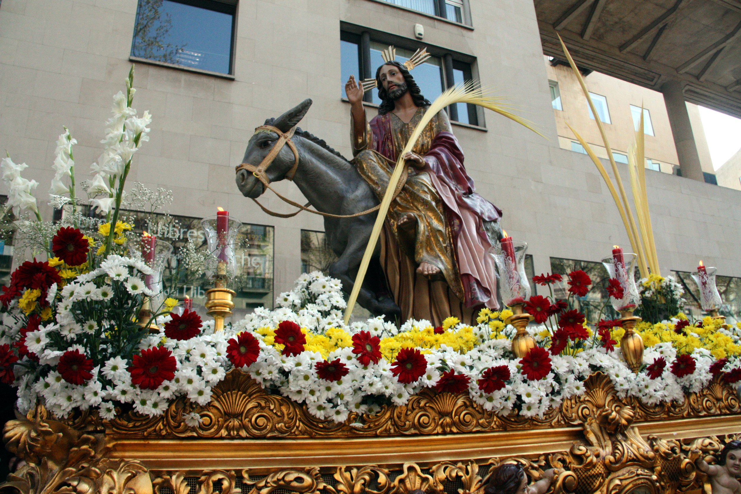 Palm Sunday procession in Barcelona